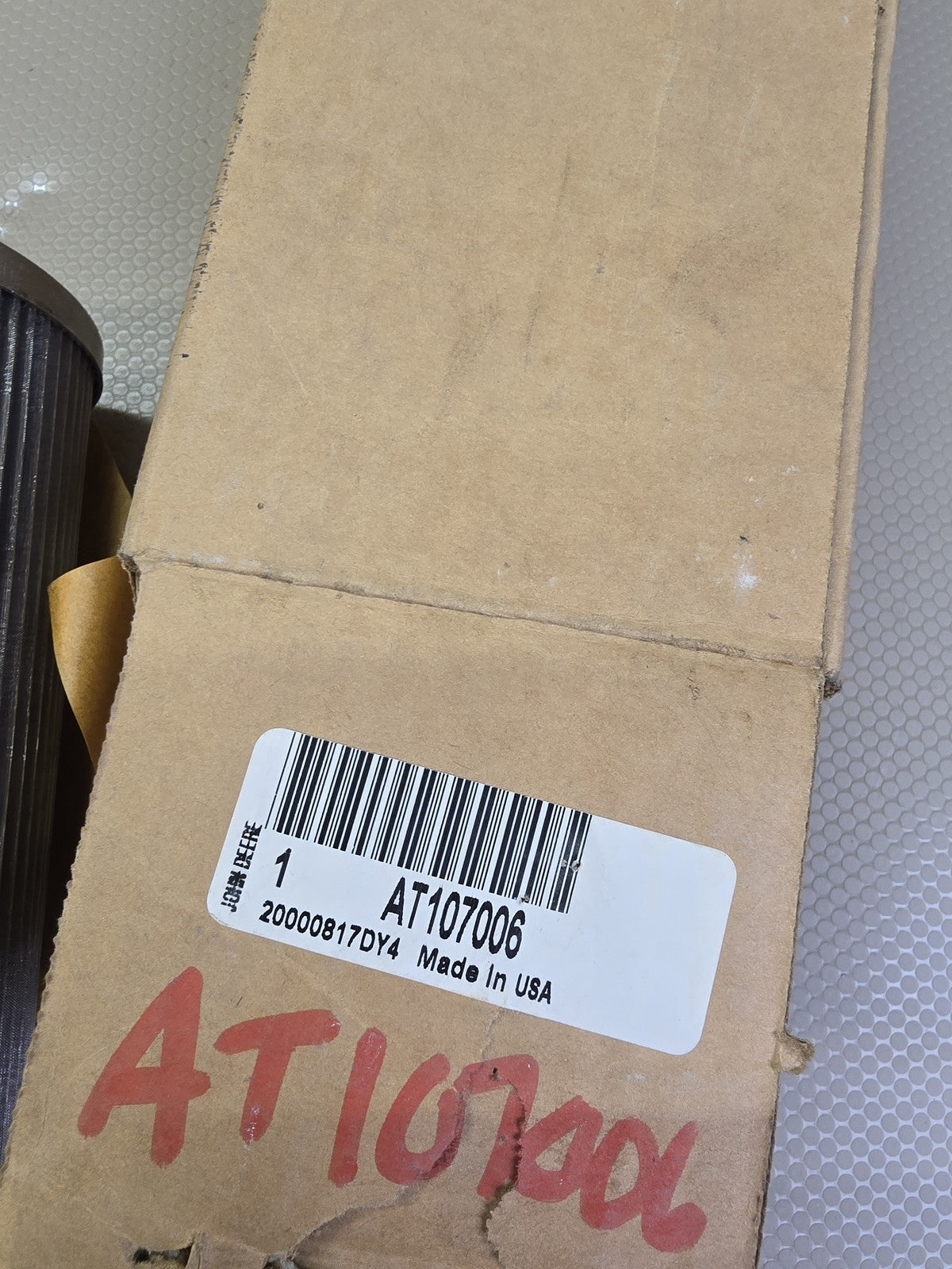 John Deere OEM AT107006 Hydraulic Oil Suction Filter Element NOS