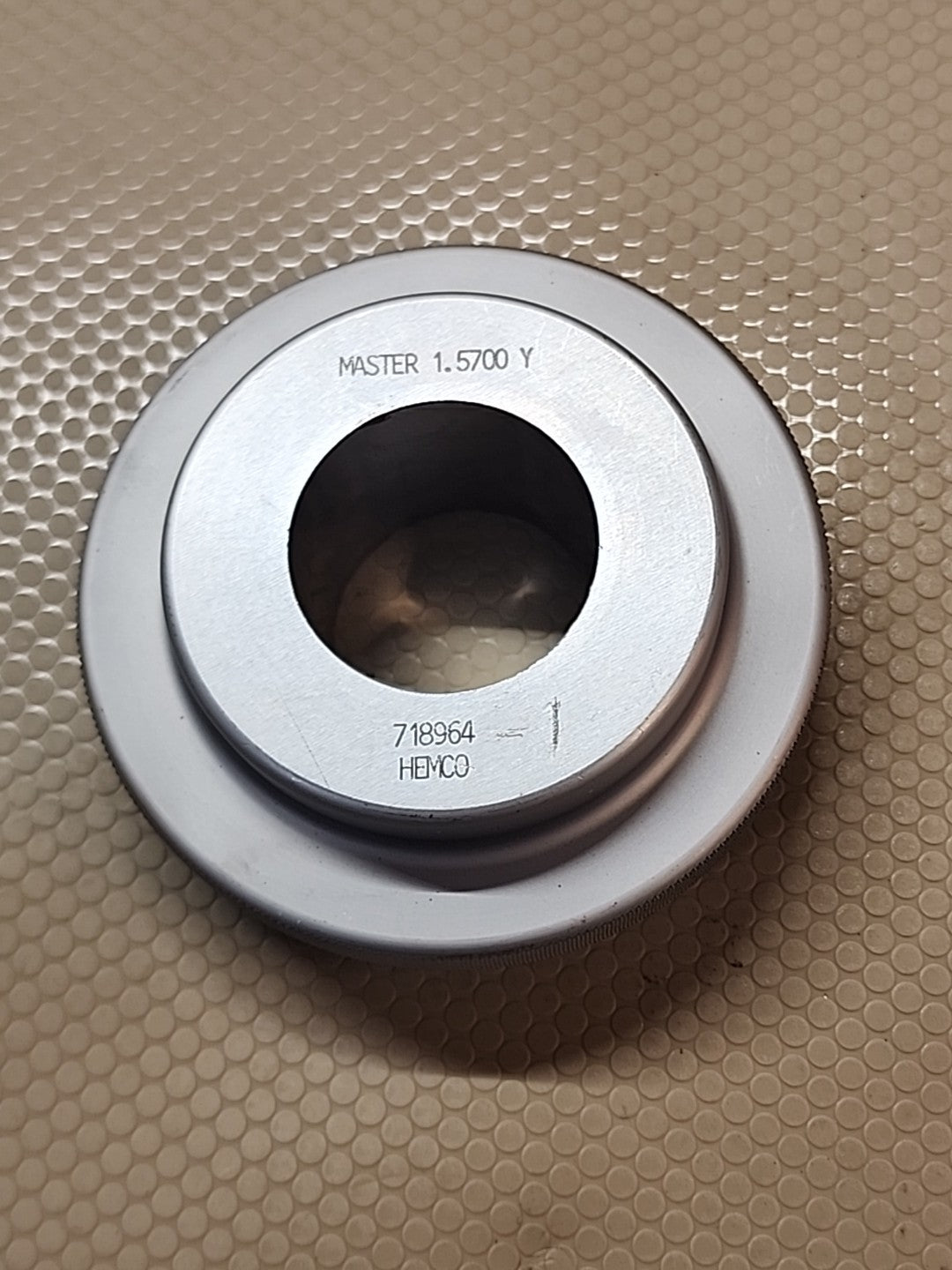 HEMCO Master Bore Ring Gauge 1.5700 Y PLAIN BORE RING GAGE 