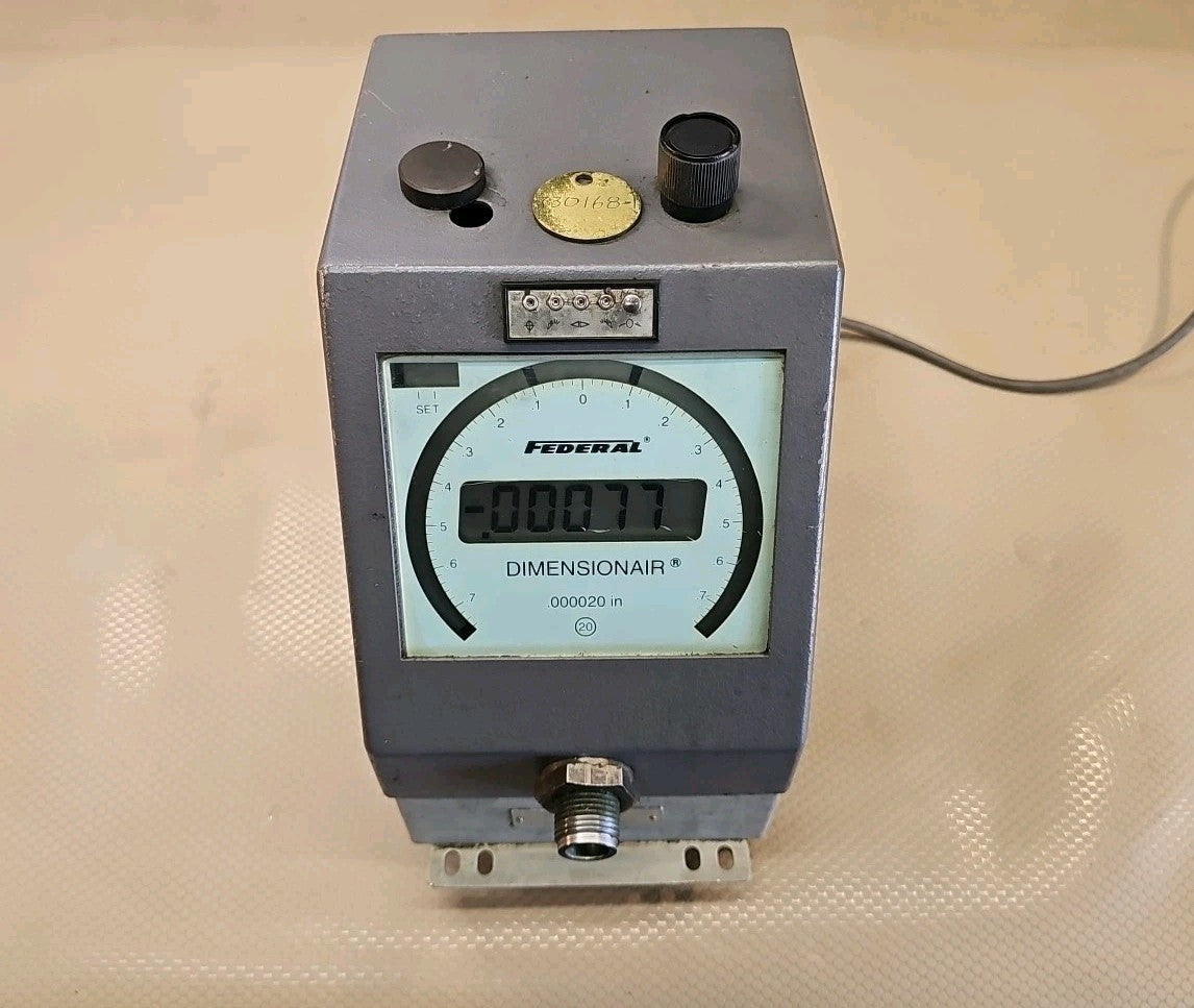 Federal Dimensionair EAG32111 EAG-32111 Two Port C5E Air Gage Gauge .00002" in