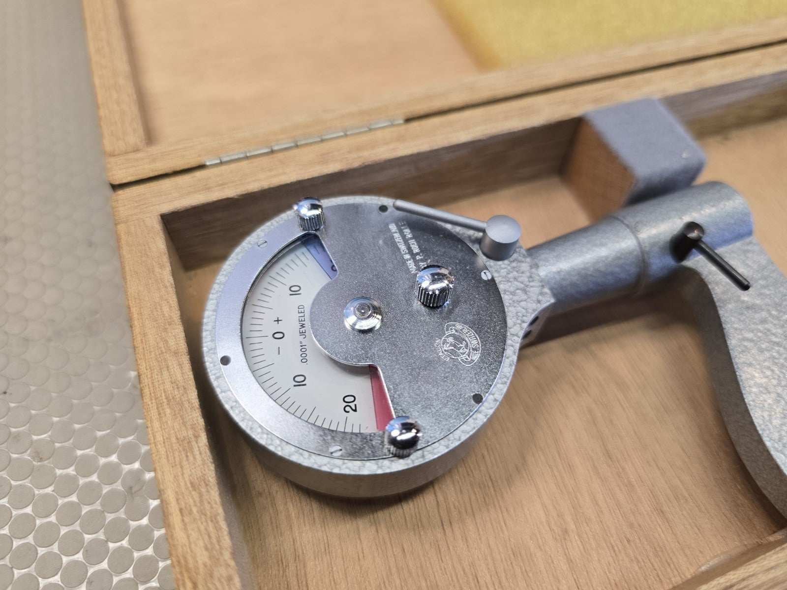ETALON INDICATING 2-3 OUTSIDE MICROMETER .0001" JEWELED MACHINIST *MINTY!* 