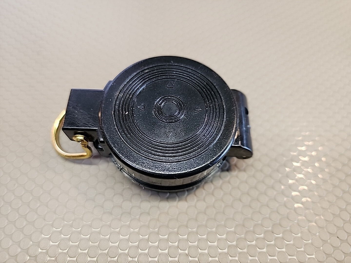 Vintage Engineer Black Lensatic Directional Compass Great Shape