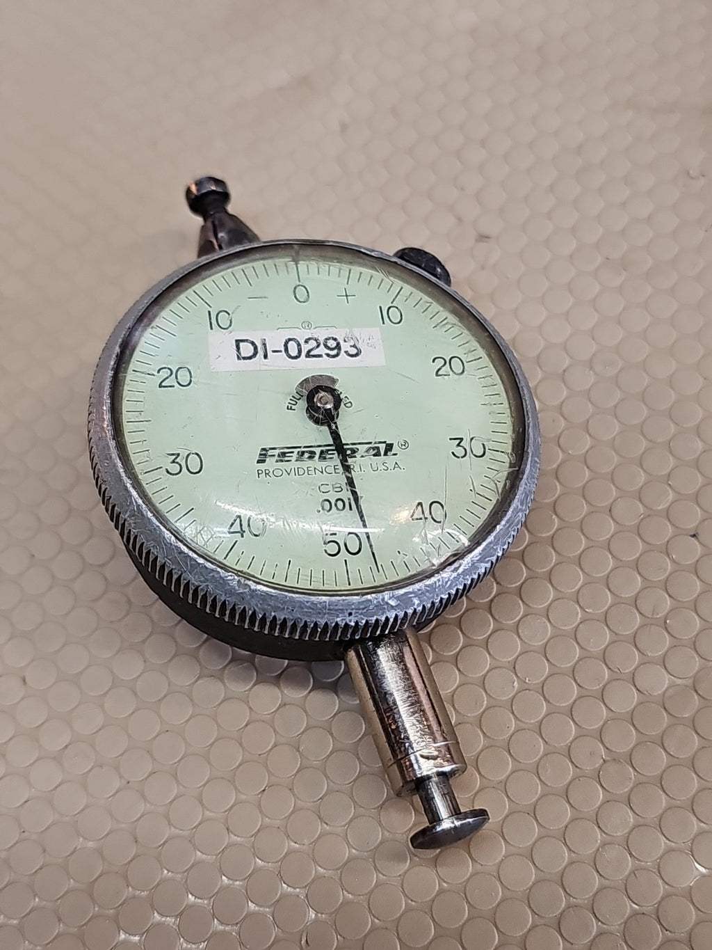 Federal C81S Machinist Dial Indictator with Miracle movement .001" Fully Jeweled