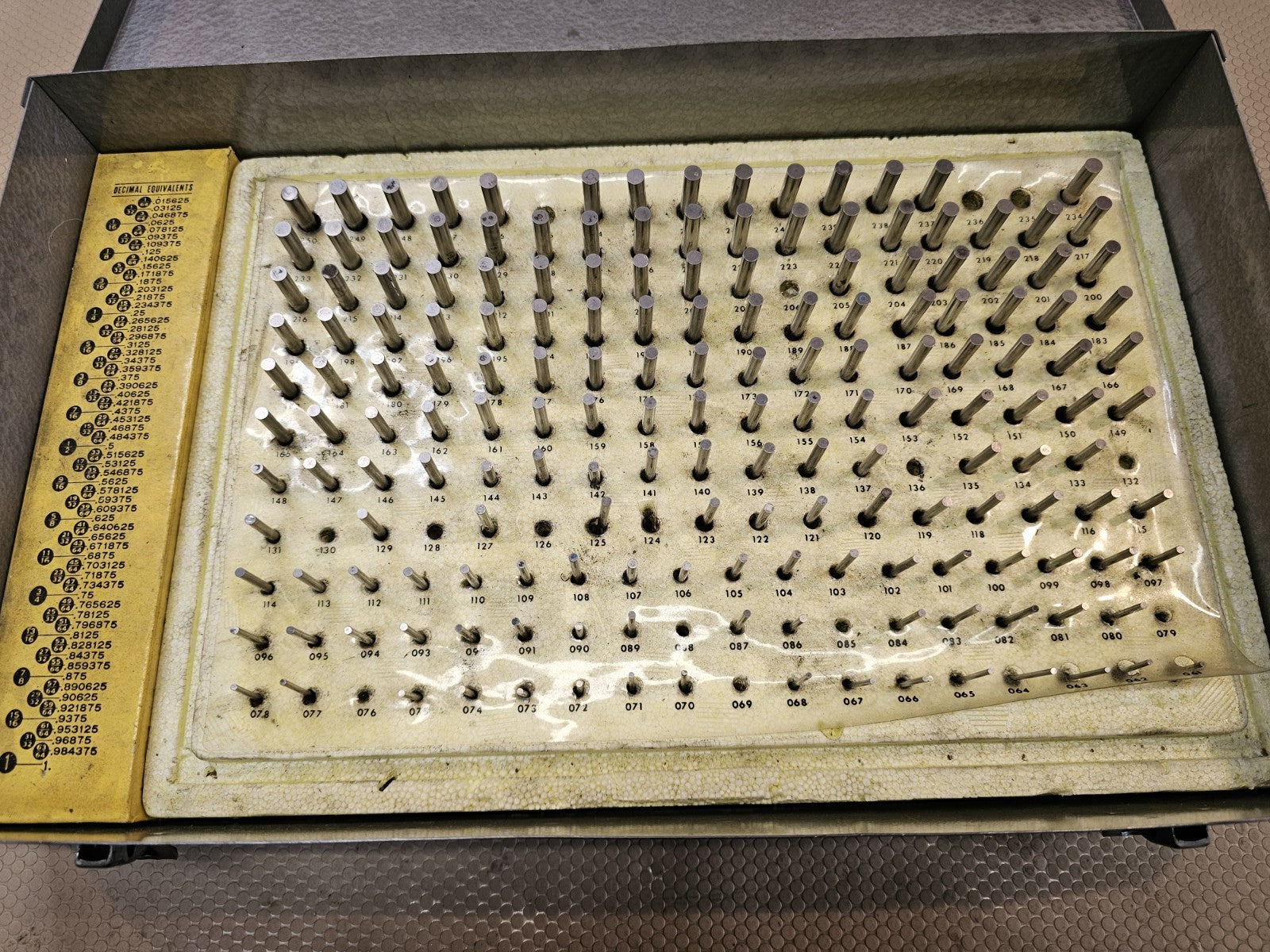 Meyer Pin Plug Gage Set .061"-.249” Precision Machist Tools