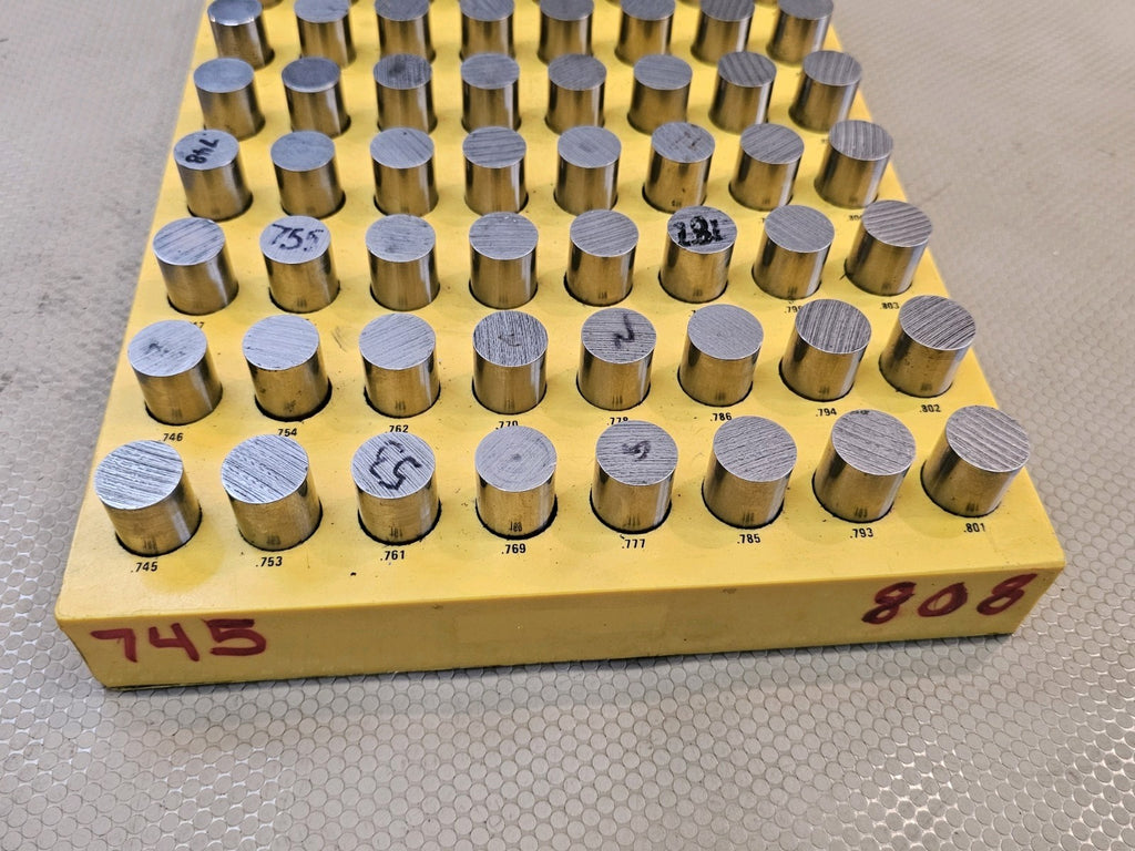 Pin Gauge Perfekt Punch 0.745 to 0.808 LARGE Machinist 