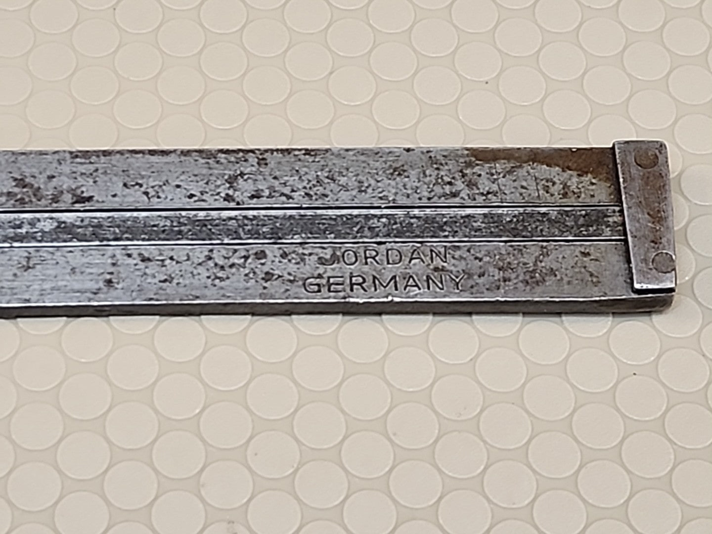 VINTAGE STAINLESS RULER CALIPER UNBRANDED 5 INCH