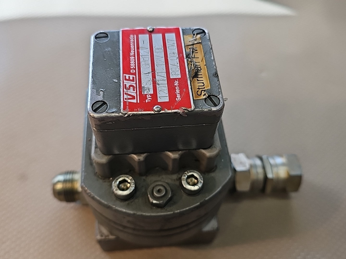 VSE VS04GPO12V Rotary Flow Transmitter Japan Flow Controls  
