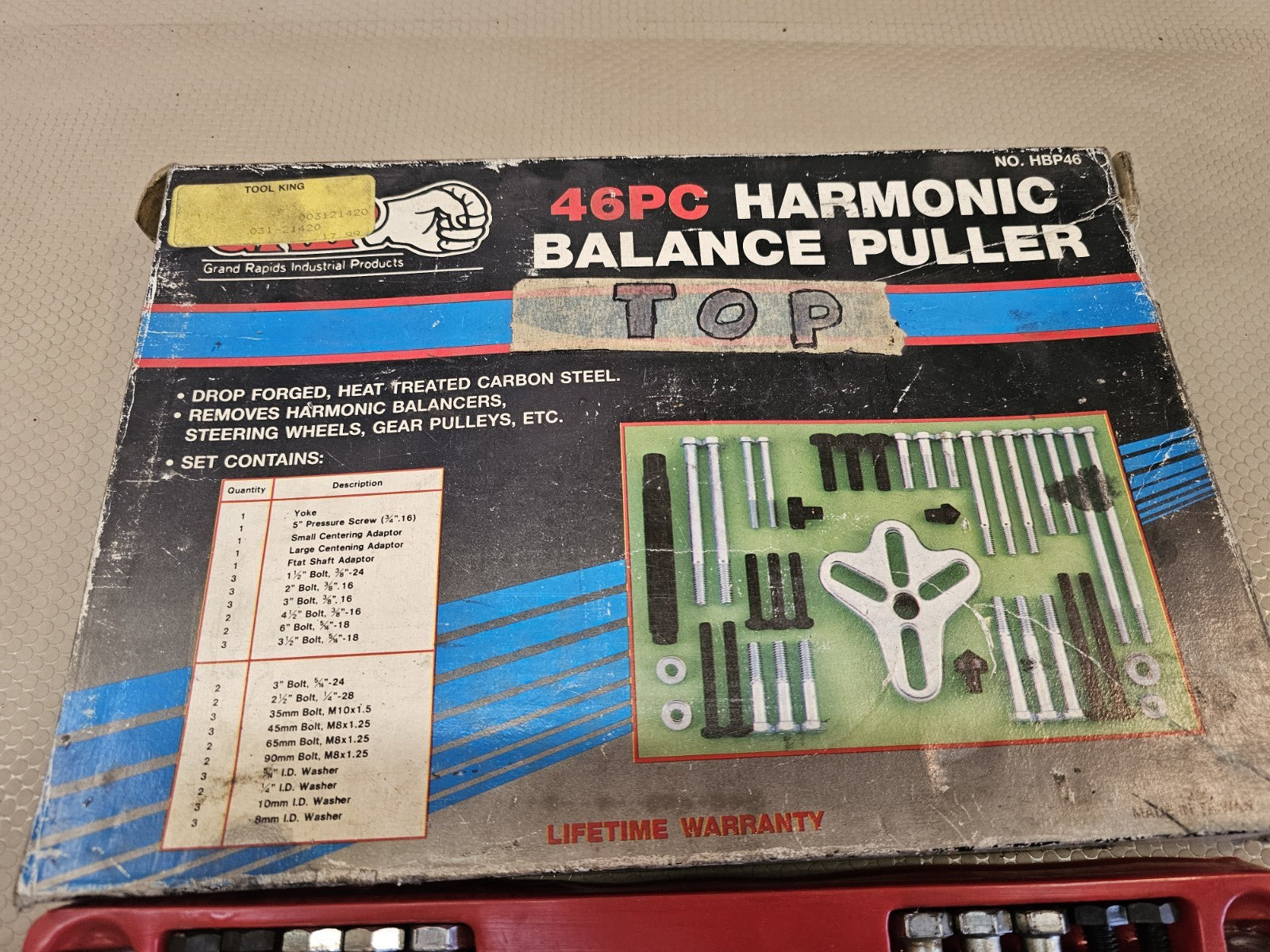 Generic Brand CJ98 Harmonic Balancer Puller 46pc