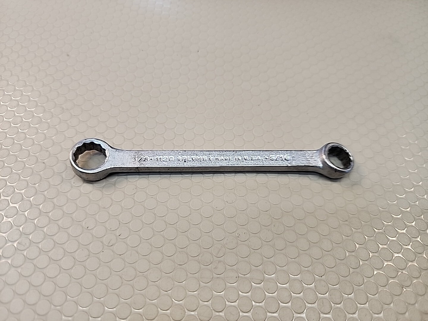Vintage Plomb Box End Wrench 3/8" X 5/16" 1120 Plumb USA