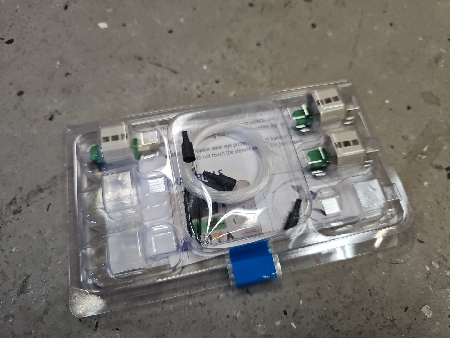 AFL Global FAST-SC-SMAU-6 3 of 6 SC/APC Singlemode Connectors FNFP