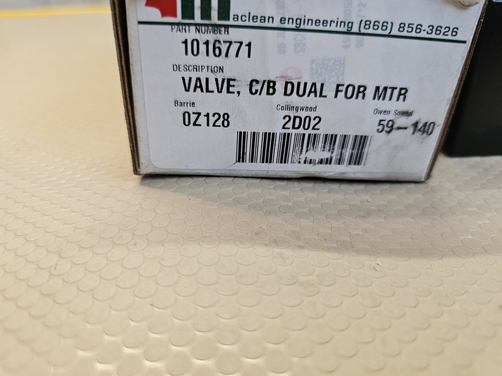 SUN Hydraulics 1016771 Dual Counterbalance Valve for Motor YUN/S 2EY2-A2 NEW