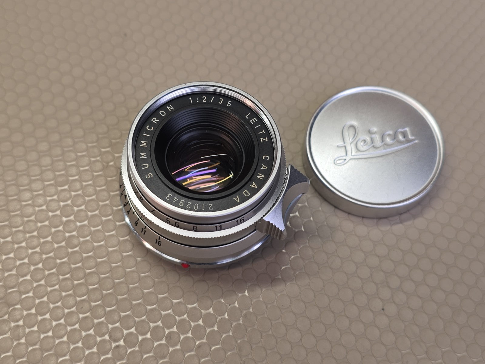 Leica 35mm f2 Summicron V1 8-Element Canada - RARE LENS - US Seller *CLEAN*