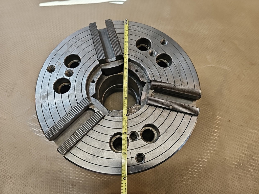 MMK 10 "  3 JAW POWER CHUCK Lathe POWER CNC 3500 RPM HA8-10-66