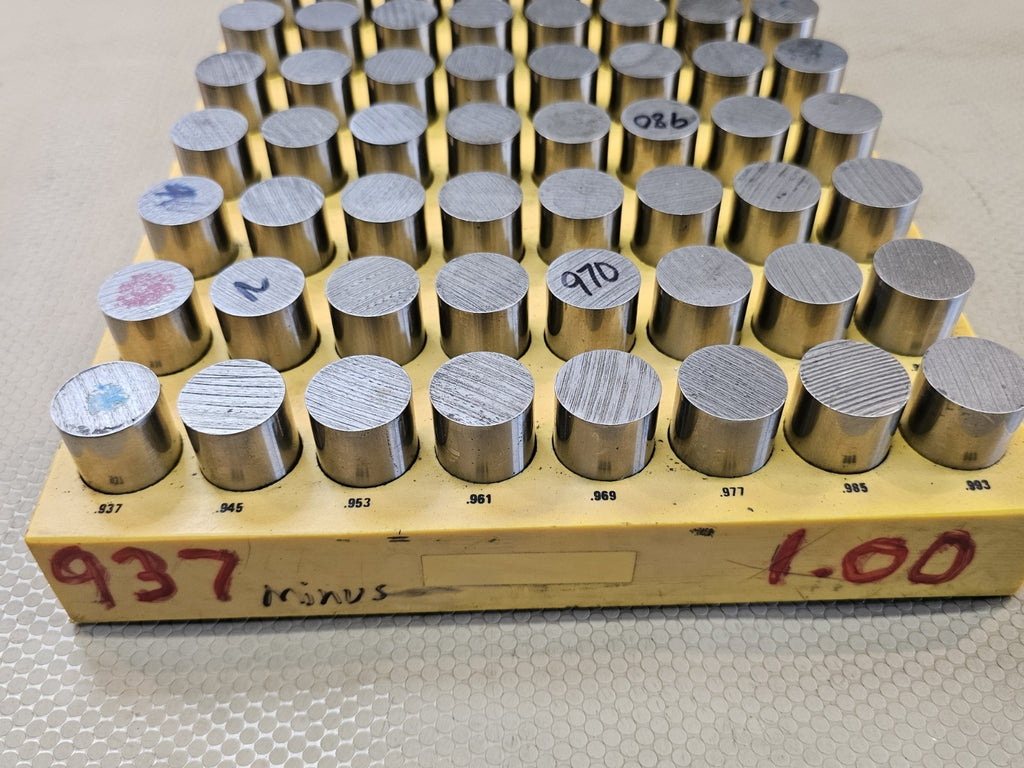 Pin Gauge Perfekt Punch 0.937 to 1 Minus LARGE Machinist 