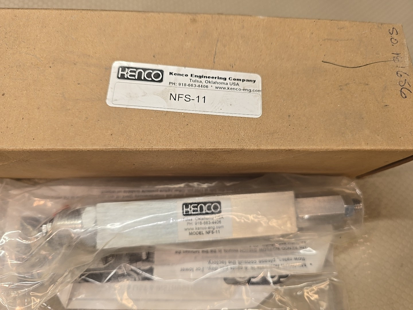 KENCO NFS-11 No Flow Safety Switch For Engine Lubrication Failure Protection