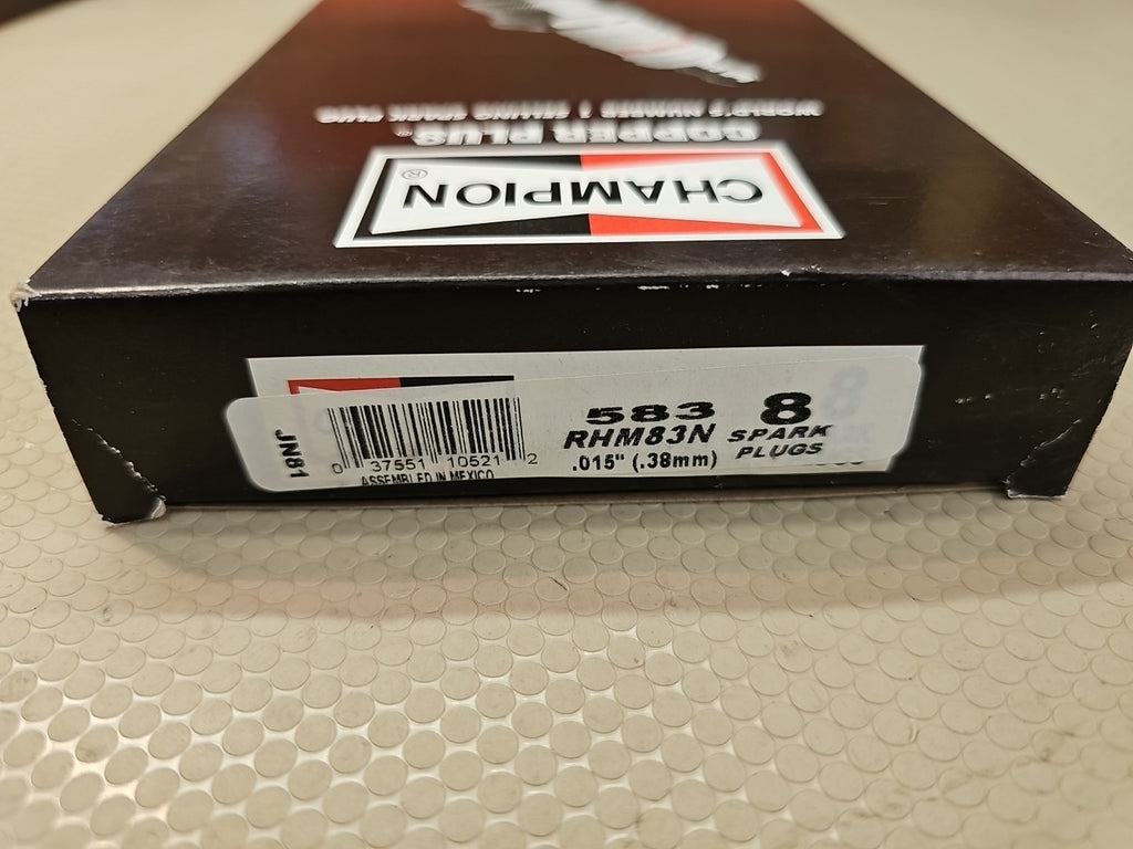 8x! Champion 583 RHM83N Industrial Spark Plug PACK of 8 *CAN SPLIT*