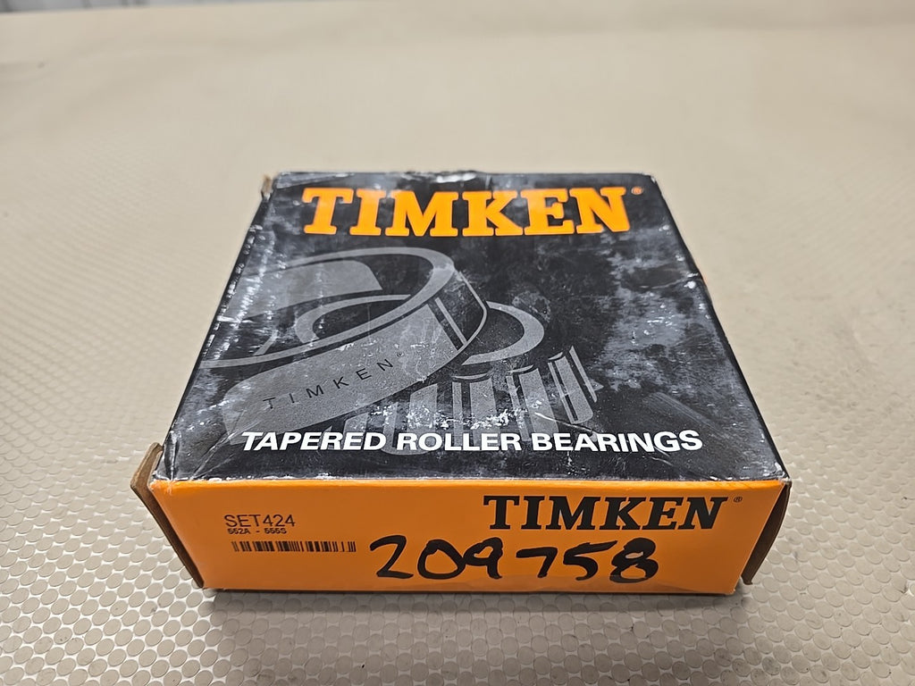 TIMKEN SET424 BEARING SET 552A/555S BEARING AND CUP NEW