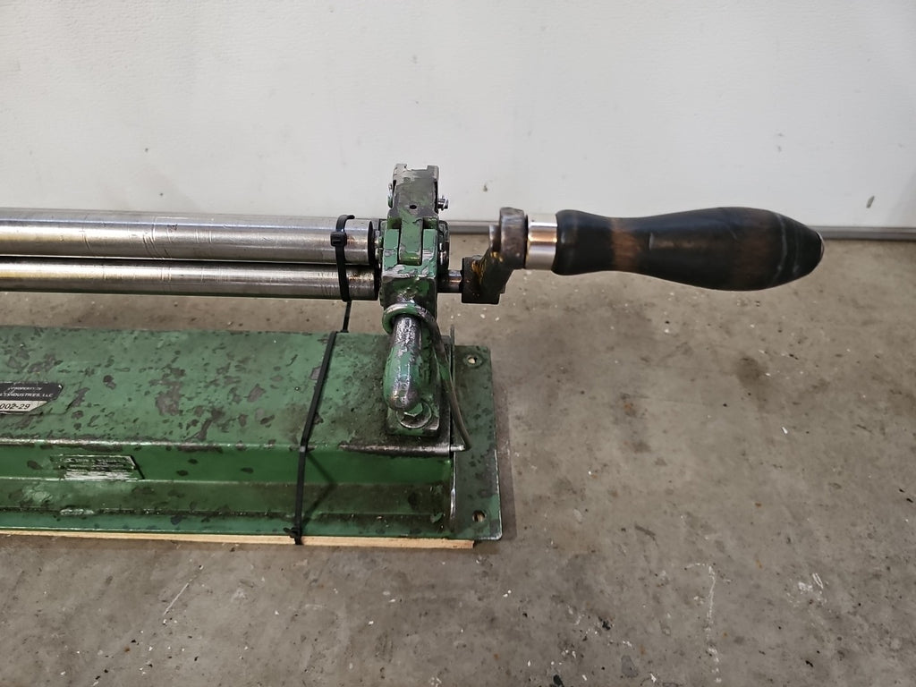 Peck Stow Wilcox Sheet Metal Roller Bender Pexto Gauge Capacity 16" Bench 0350A