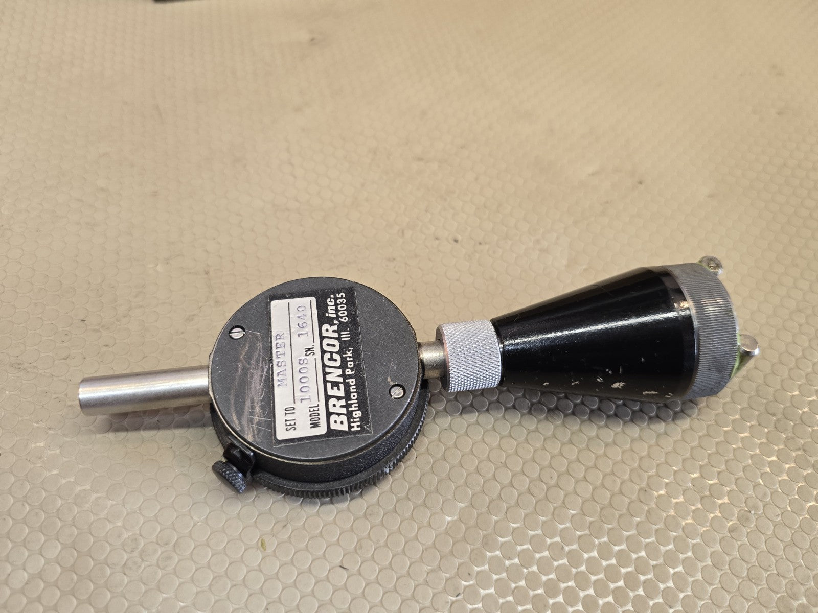BARCOR Master Dial Depth Chamfer GAGE GAGE .0005” AT20 TL715 Master 1000s