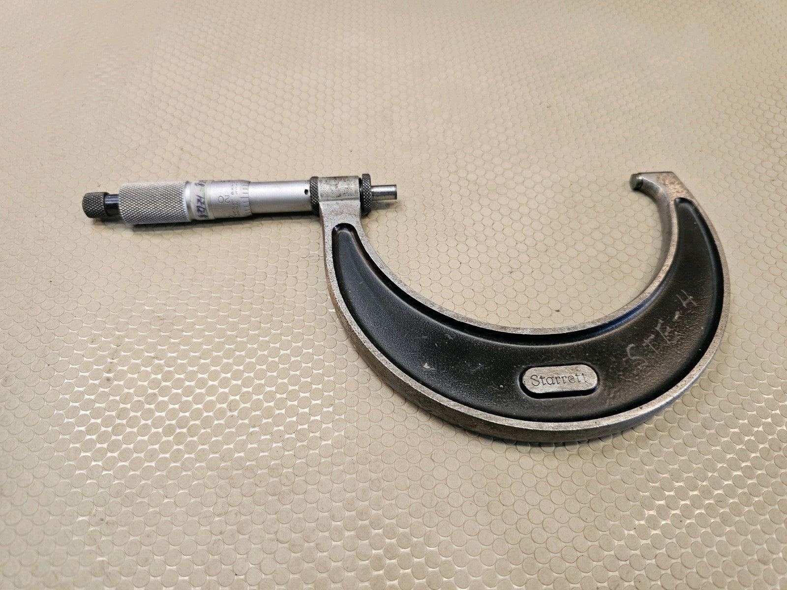 Starrett No. 226 Outside Micrometer 3”- 4” 