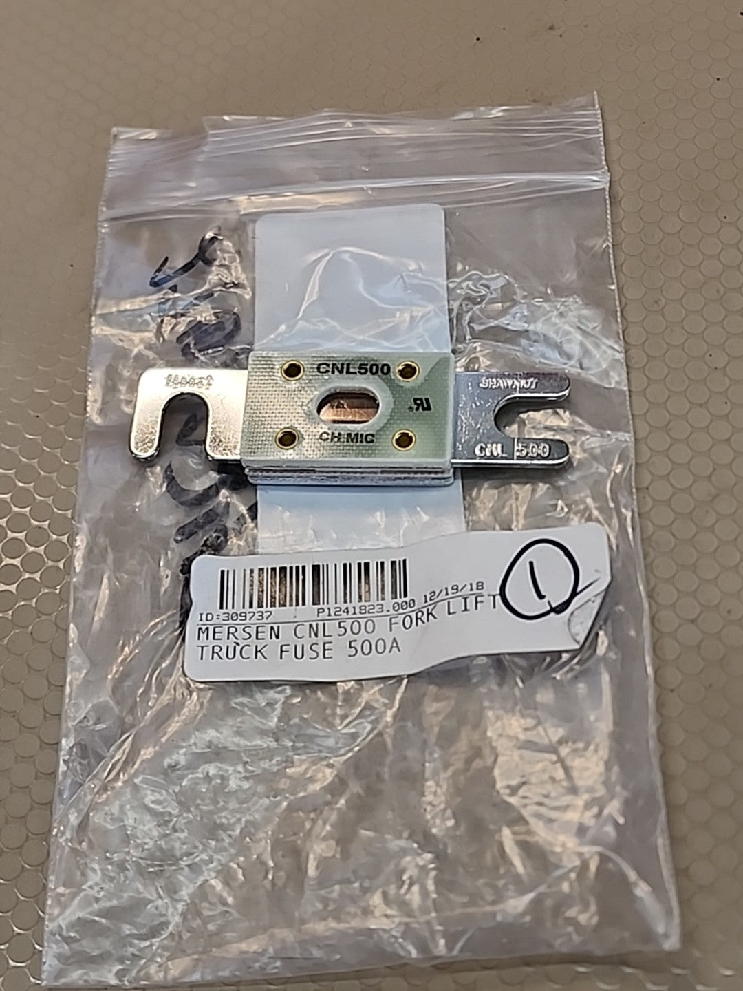 MERSEN CNL500 Limiter Fuse,CNL Series,500A,80VDC 5LCJ0
