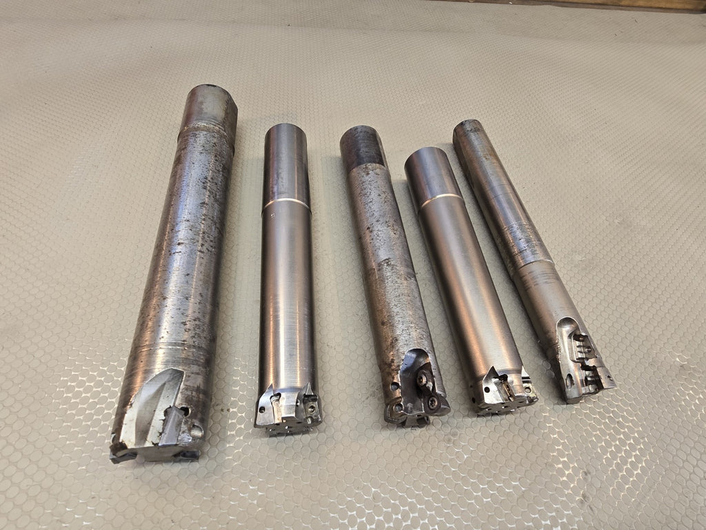 5x! MITSUBISHI / Other 1" - 1.5"  STEEL INDEXABLE END MILL BORING BAR Coolant