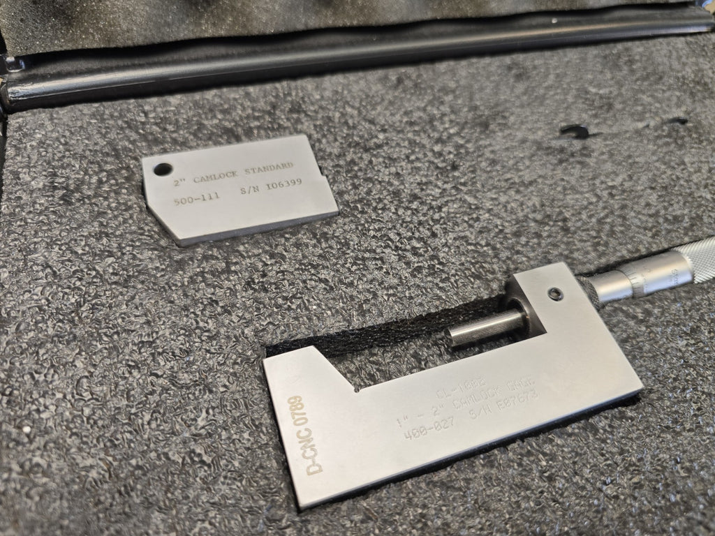 Gagemaker CL-1002 Camlock Micrometer Gage 1” - 2" For API Weld Flange Thickness