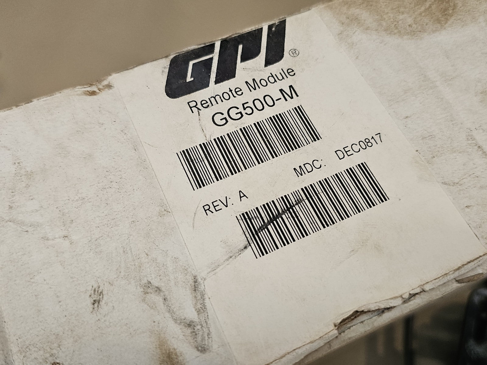 GPI GG500-MLocal Mount Display Liquid Chemical meter device *works*