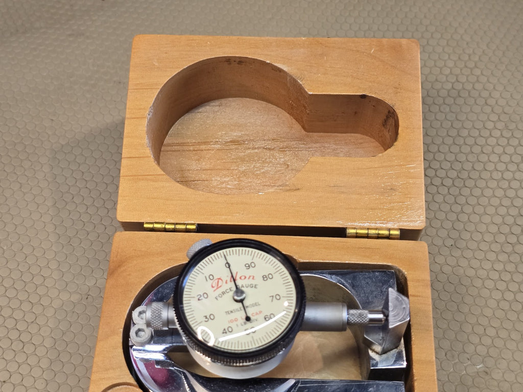 Dillon Force Gauge 100lb Cap 1Lb Div Compression Indicator - Push/Pull *MINTY*