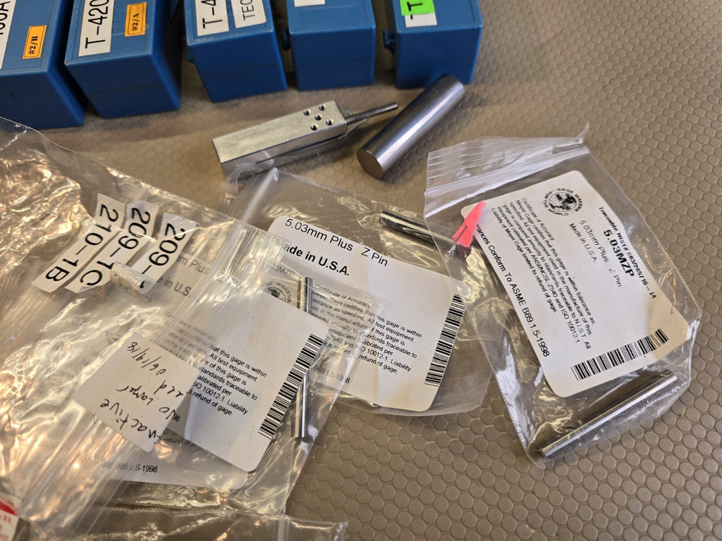 Lot Of Deltronic Pin Plug Gages Some Meyer / Other Brands 