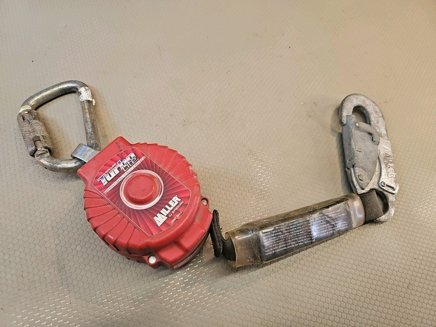 MILLER HONEYWELL TURBO LITE PERSONAL FALL LIMITER MFL-3-Z7/6FT *WORKS GREAT!*