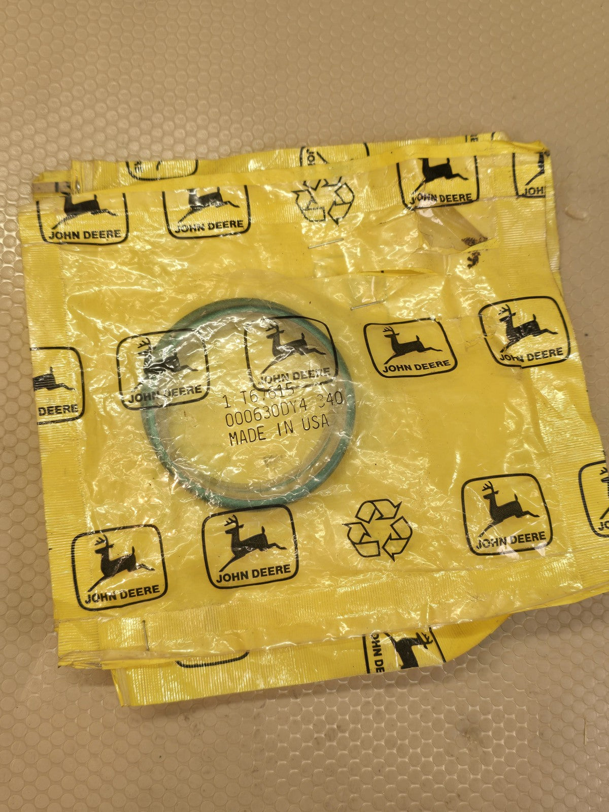 John Deere T67615 Internal Oil Seal O-Ring OEM New Made in USA