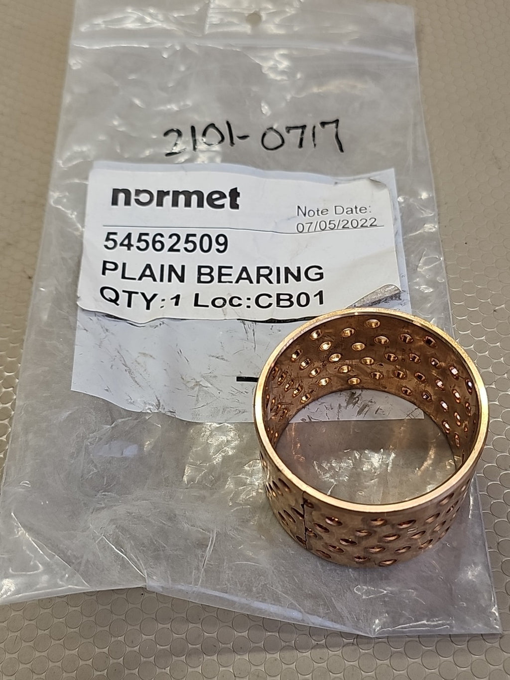 NORMET 54562509 PLAIN BEARING