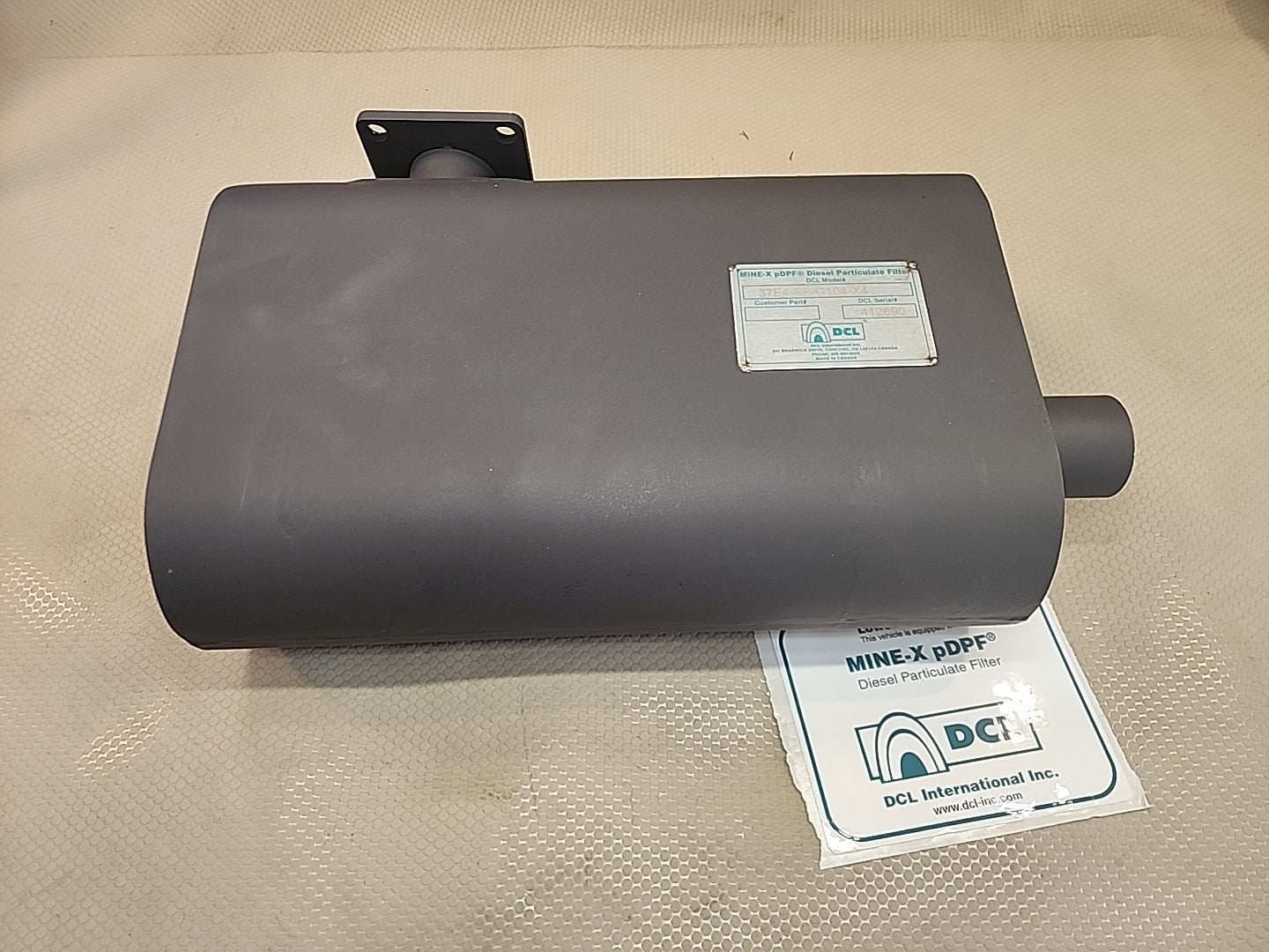 DCL MINEX Diesel Particulate Filter DPF 37E4-SFG-104-X4 OEM Canada Catalytic Con