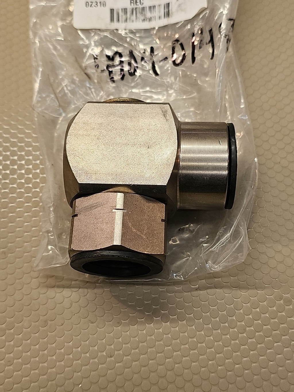 Stainless Steel High Pressure Hydraulic Elbow  Female/Female 1 Inch 90 Degree