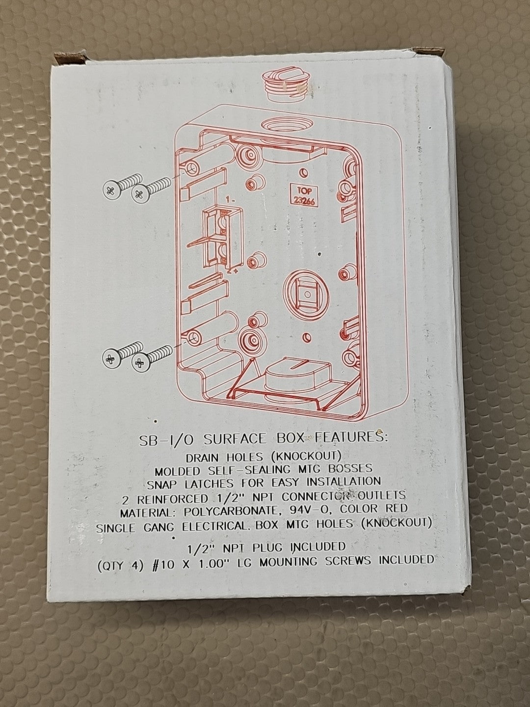 SB-I/O - indoor/outdoor Surface Box