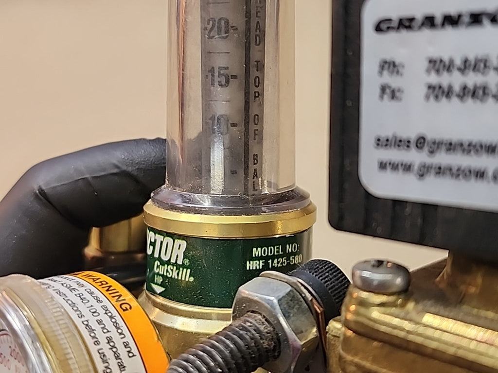 Victor CutSkill Flow Meter Regulator HRF1425-580-CS & ODE 21EN2K0B105 Valve