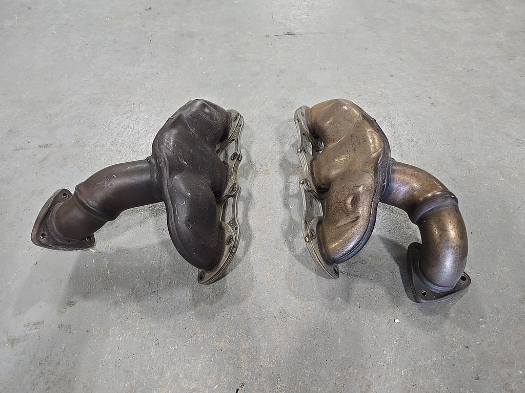 PORSCHE 991 TURBO/S OEM GENUINE ORIGINAL LEFT (D) & RIGHT (P)EXHAUST MANIFOLD