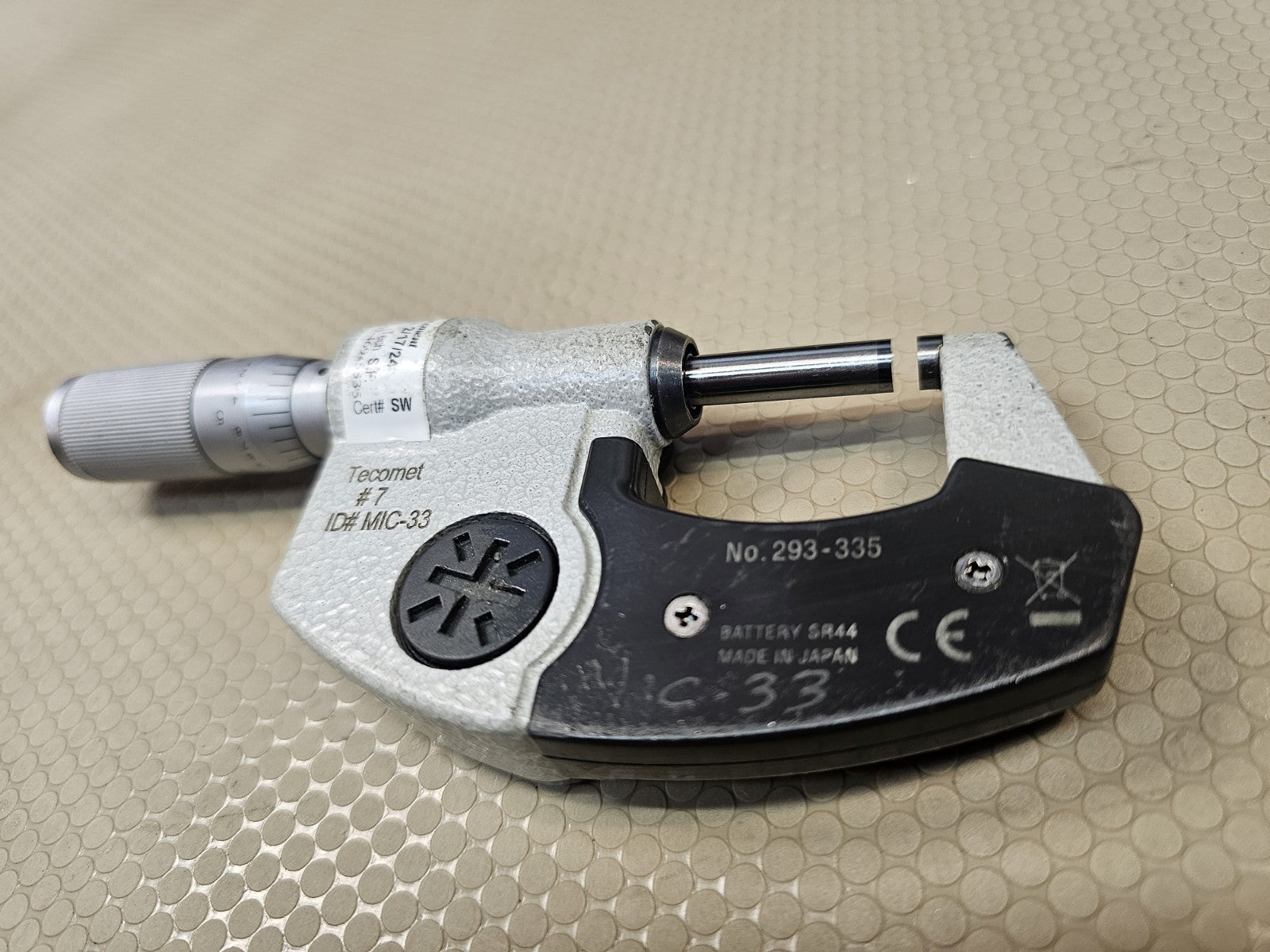 Mitutoyo 293-355 0-1" Digimatic Micrometer Digital OD