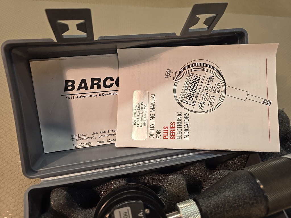 BARCOR 100-1-SPC DIGITAL ELECTRONIC COUNTERSINK GAGE CHAMFER $1000 MSRP