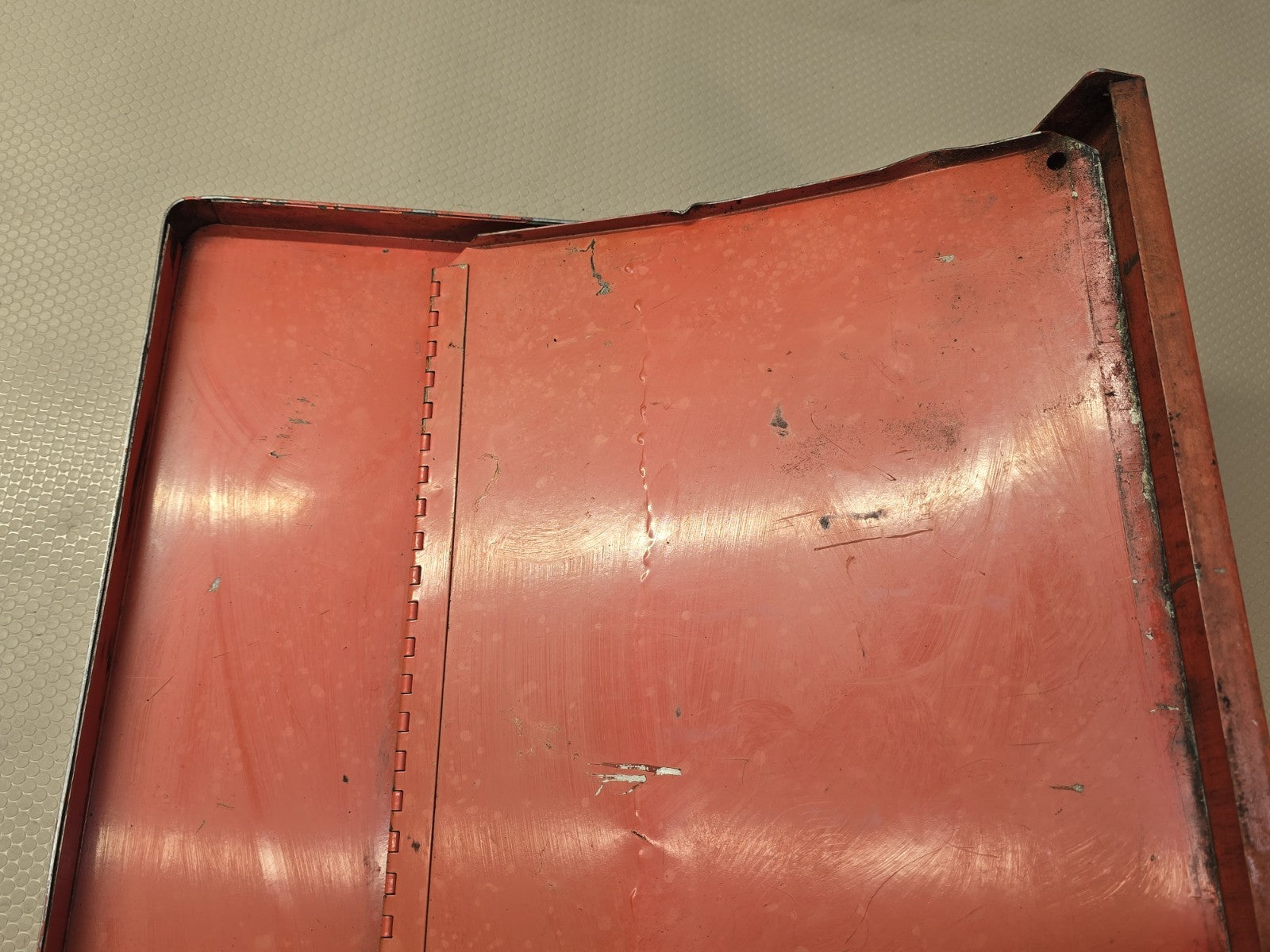 Vintage Snap-On Tool Box Folding Side Shelf Tray  USA