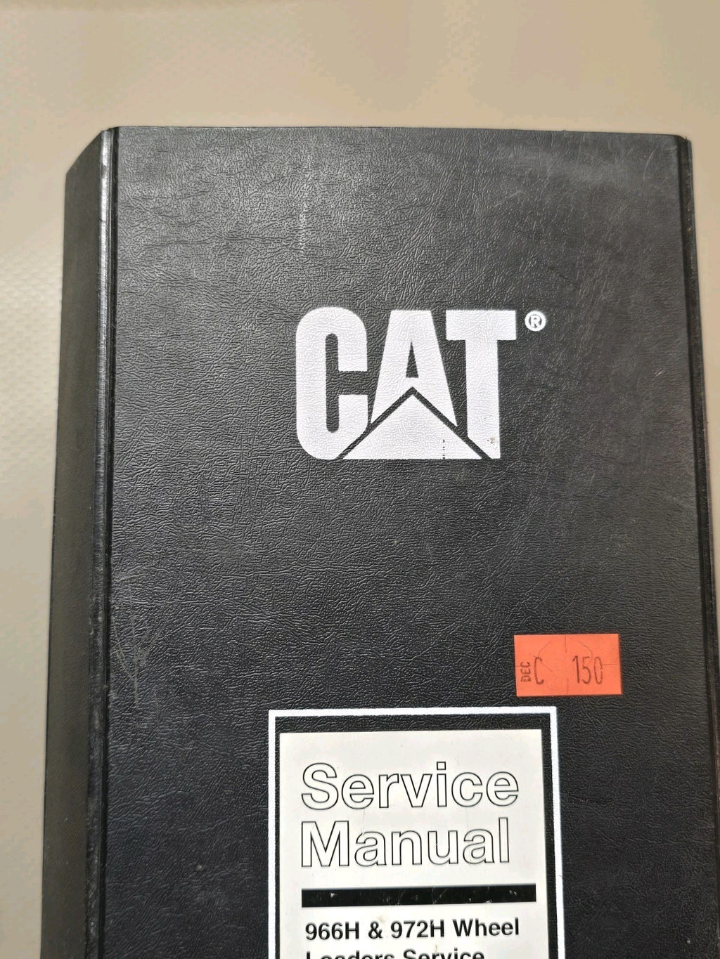 CAT CATERPILLAR 966H 972H WHEEL LOADER SERVICE SHOP REPAIR BOOK MANUAL VOLUME I