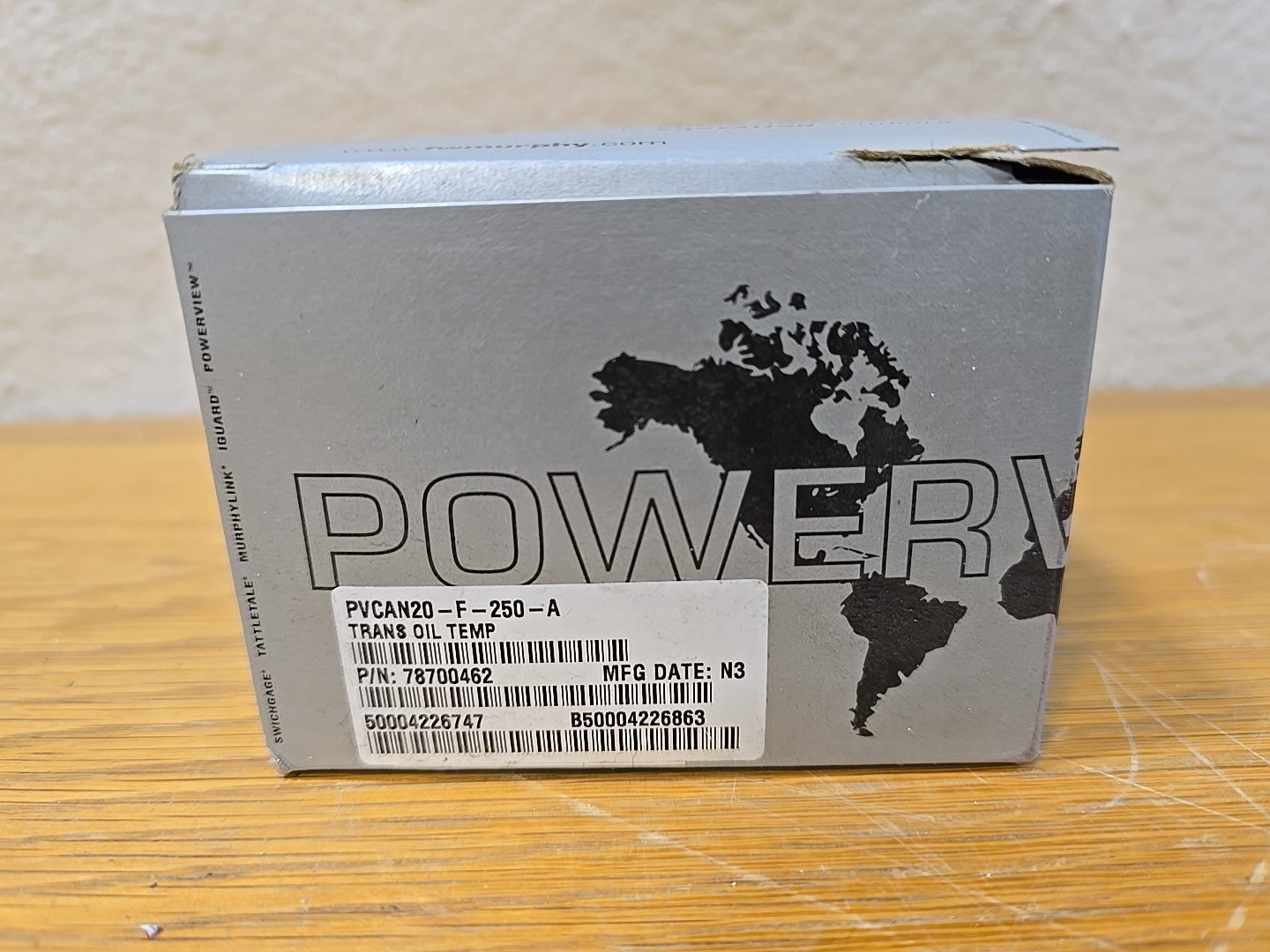 Murphy PVCAN20-F-250-A PowerView CAN Transmission Oil Temperature Gage 78700462