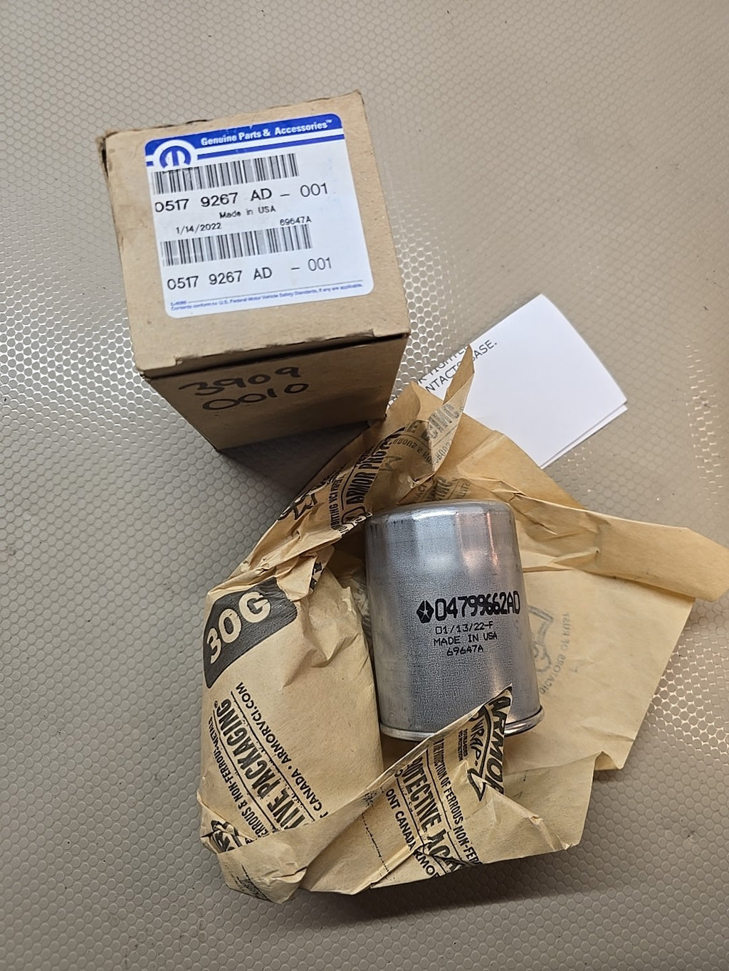OEM 45RFE 545RFE 65RFE 66RFE 68RFE Transmission MOPAR SPIN ON FILTER 1999-UP RAM