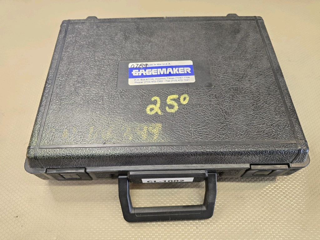 Gagemaker CL-1002 Camlock Micrometer Gage 1” - 2" For API Weld Flange Thickness