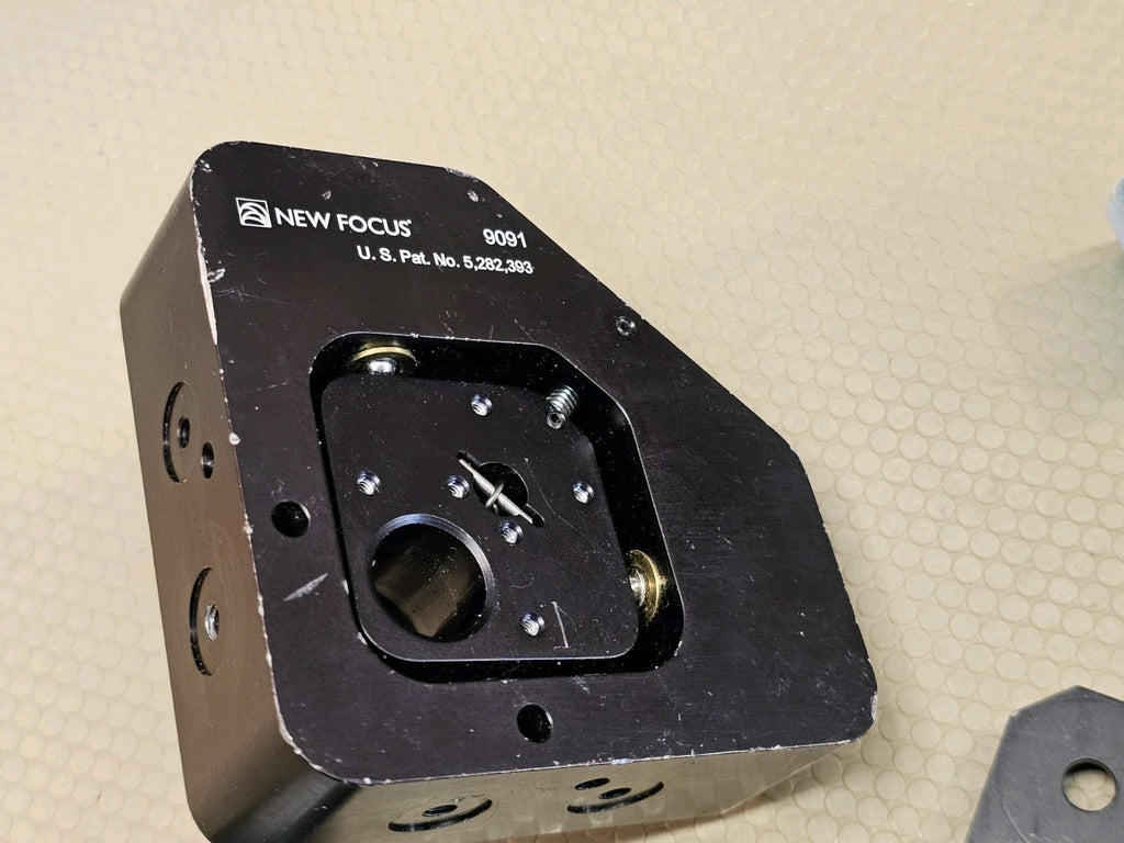 Newport New Focus 9091 Single Mode Fiber Positioner  + Motorized Flipper & Extra