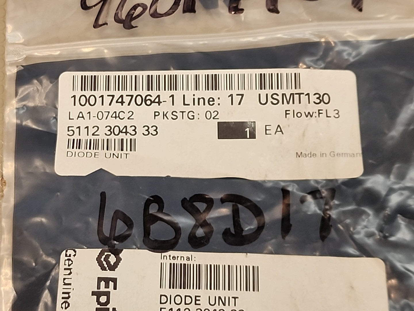 OEM Epiroc Diode Unit 5112304333 4Channel Isolated Industrial PLC Control Panel