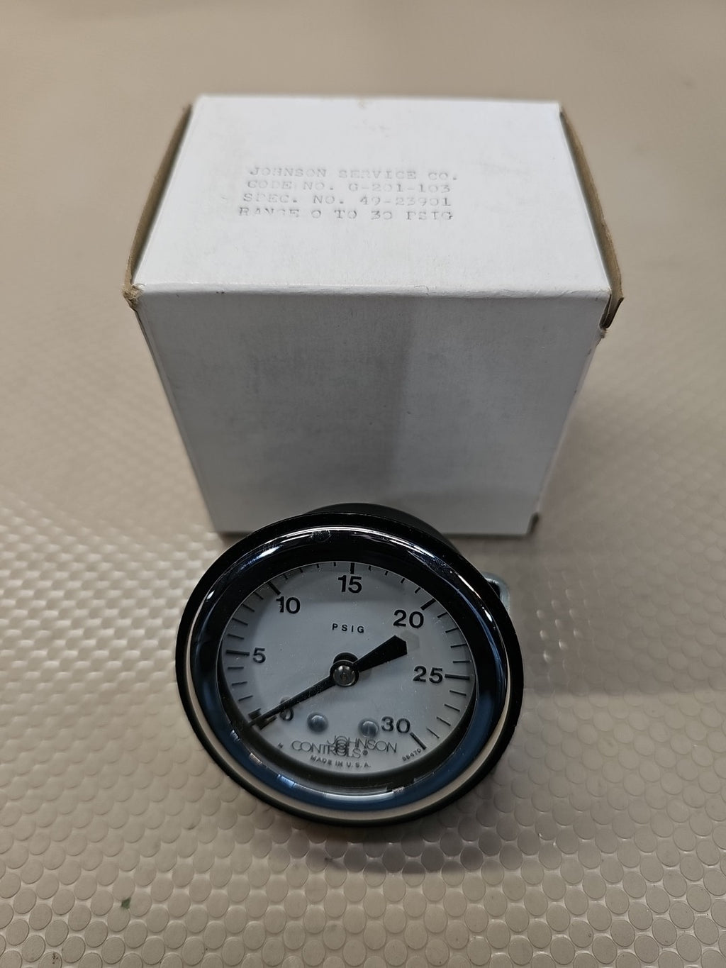 Johnson Controls 88470 Pressure Gauge 0-30 PSIG
