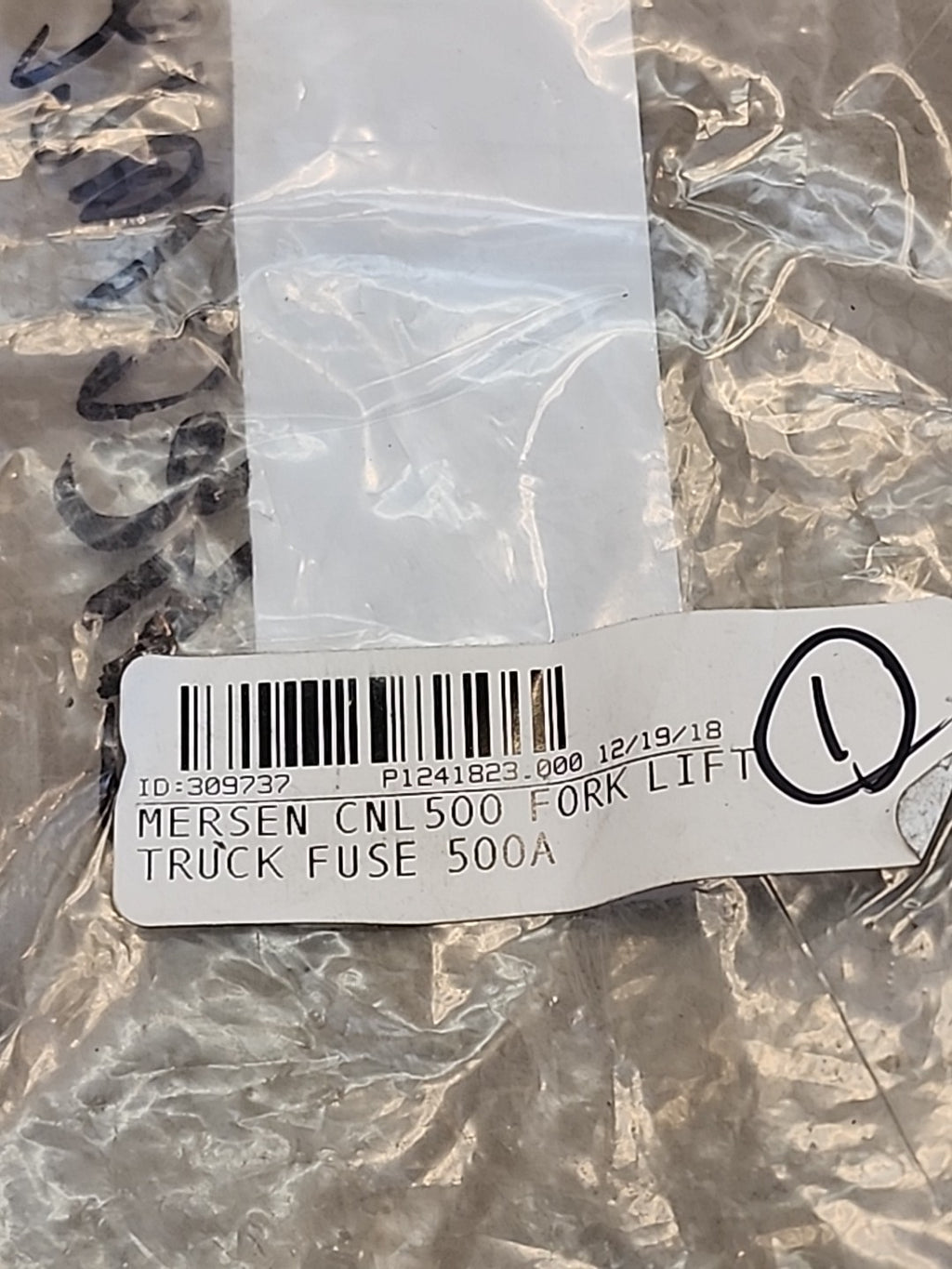 MERSEN CNL500 Limiter Fuse,CNL Series,500A,80VDC 5LCJ0