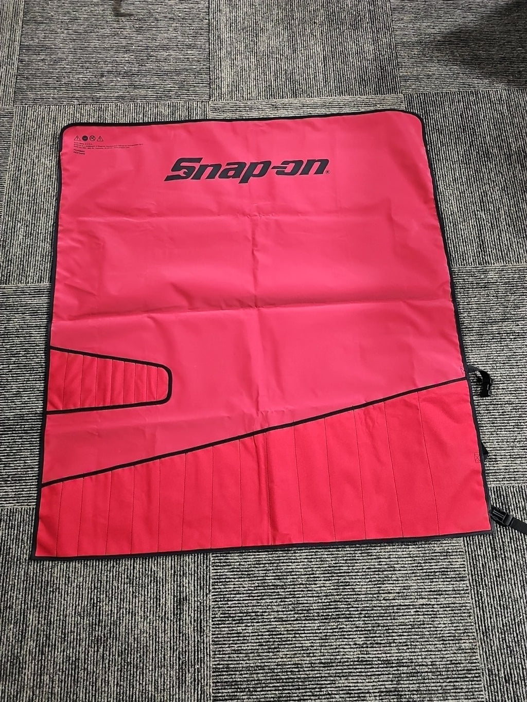 LARGE! SNAP ON C-110D RED CANVAS BAG POUCH ROLL PAKKB093 OEX724KB