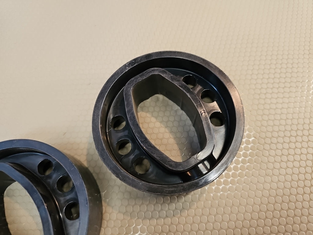 Roll Rite 76810 Tarp Centering Flanges (Pair) for Bow Tube–Set Screws incl., OEM